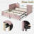 Upholstered Daybed With Pop Up Trundle-1434128546