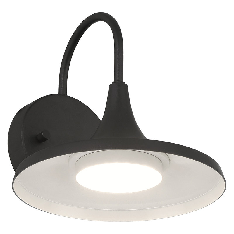 Portie Outdoor LED Wall Mount, 8.25" H x 8.25" W x 9" D