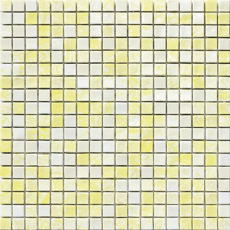 Cadmium 1 5/8" x 5/8" Glass Mosaic