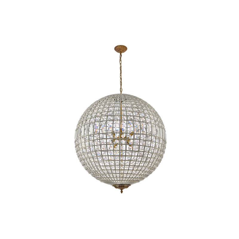 Rola 8-Light Chandelier, Or français