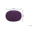 Bentall 40cm Wide Round Pouf Ottoman-844570040