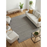 Masala Hand Loomed Area Rug in Gray
