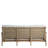Pointe Teak N-Dura Resin Wicker Outdoor Sofa - Oyster Natural-117954022-117954019
