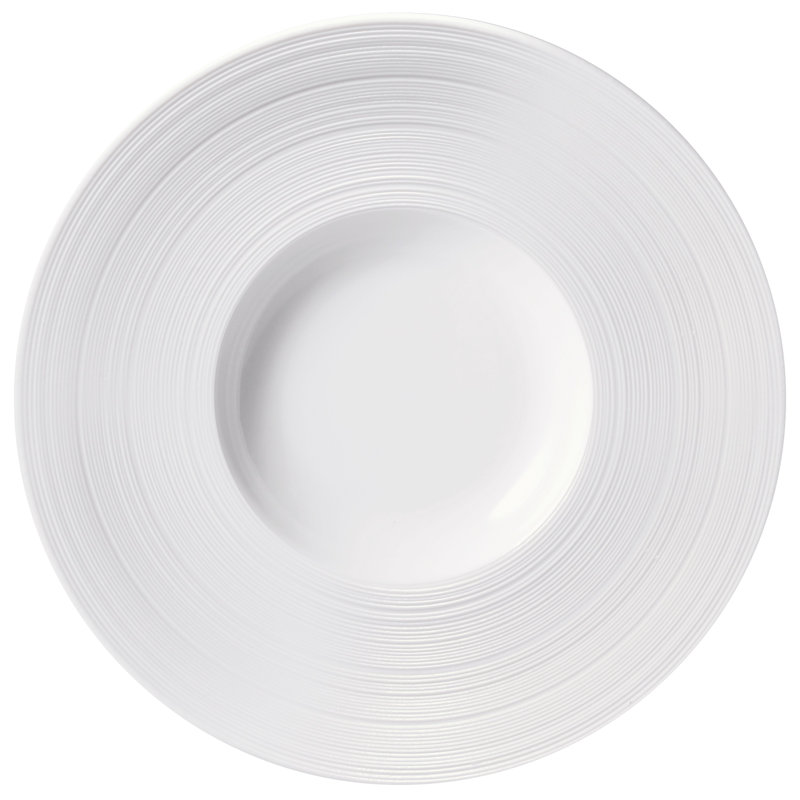 Manhattan Rimmed Soup Bowls, 9 1/4", by Luzerne