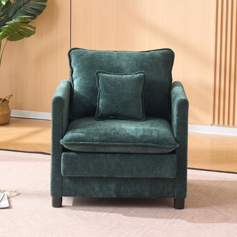 Canapé Comfy Living, Vert foncé
