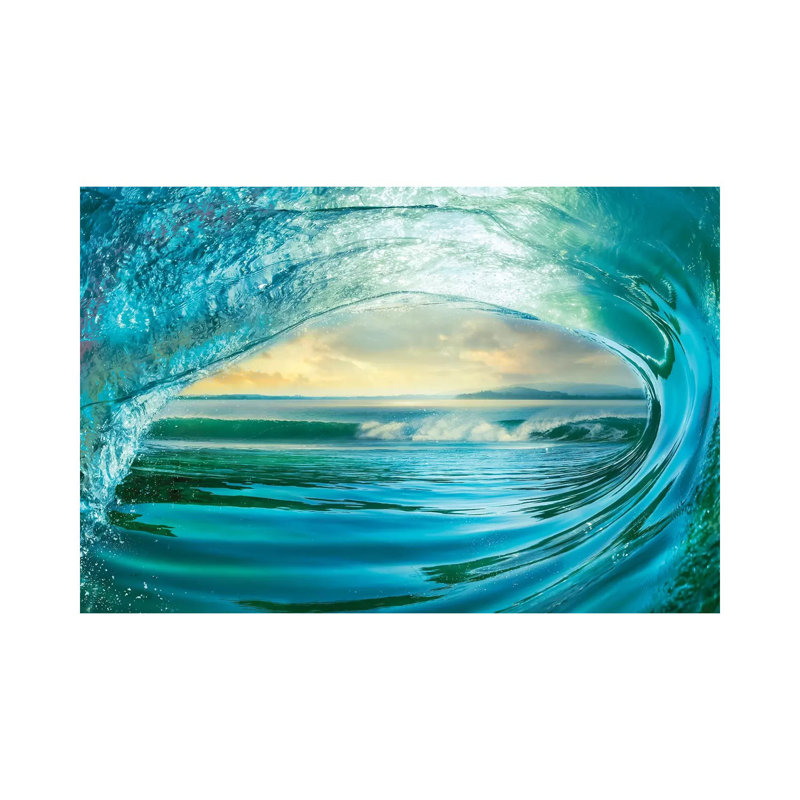 «Big Wave» par Mike Calascibetta, impression sur toile tendue, H 8 po x l 12 po x P 0,75 po