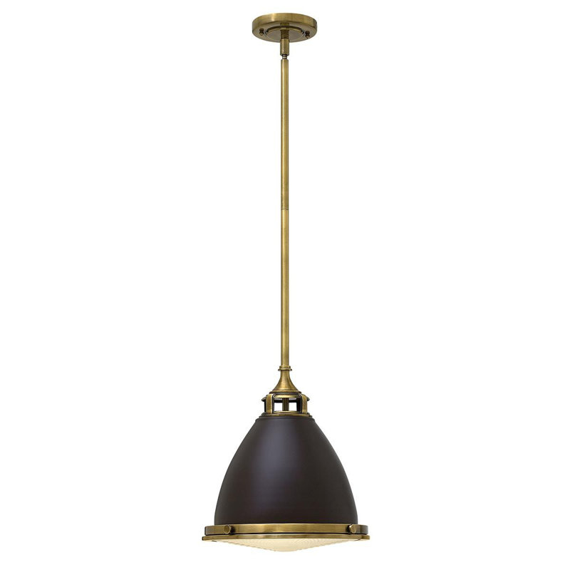 Abigail 1 - Light Cone Pendant, Buckeyebronze/Restoration Bronze