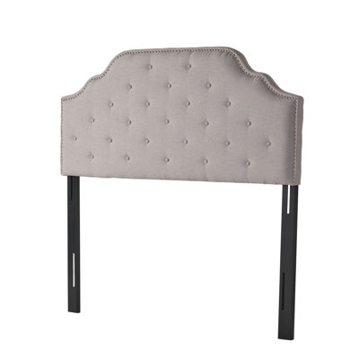 Tufted Upholstered Headboard With Durable Metal Legs