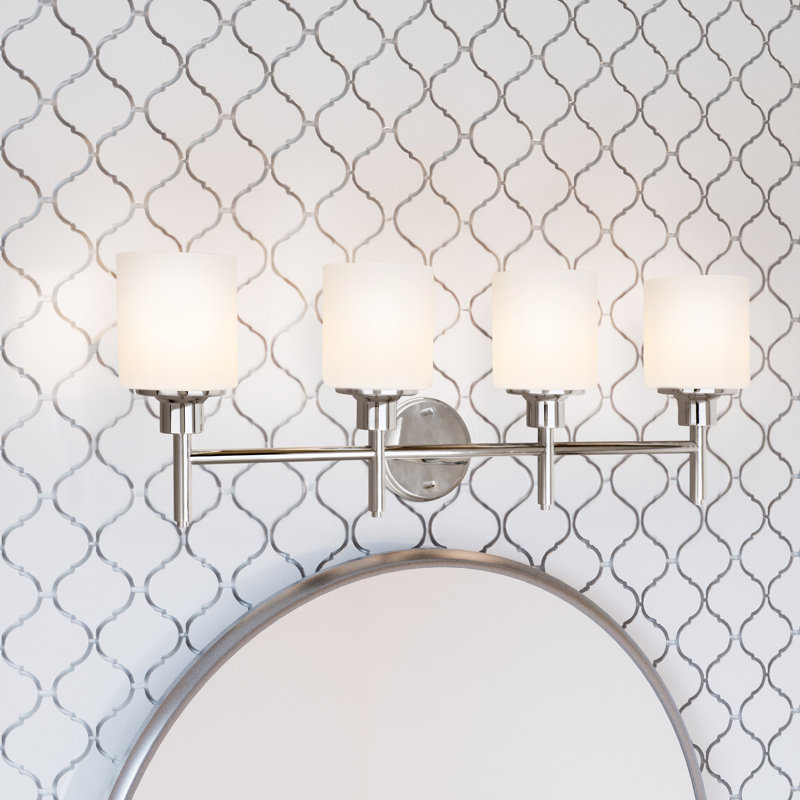 Jorelys 5 - Light Dimmable Vanity Light, 4, Polished Chrome