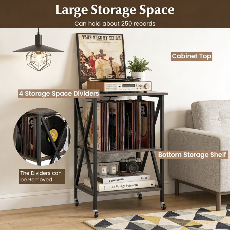 75cm H Media Shelves
