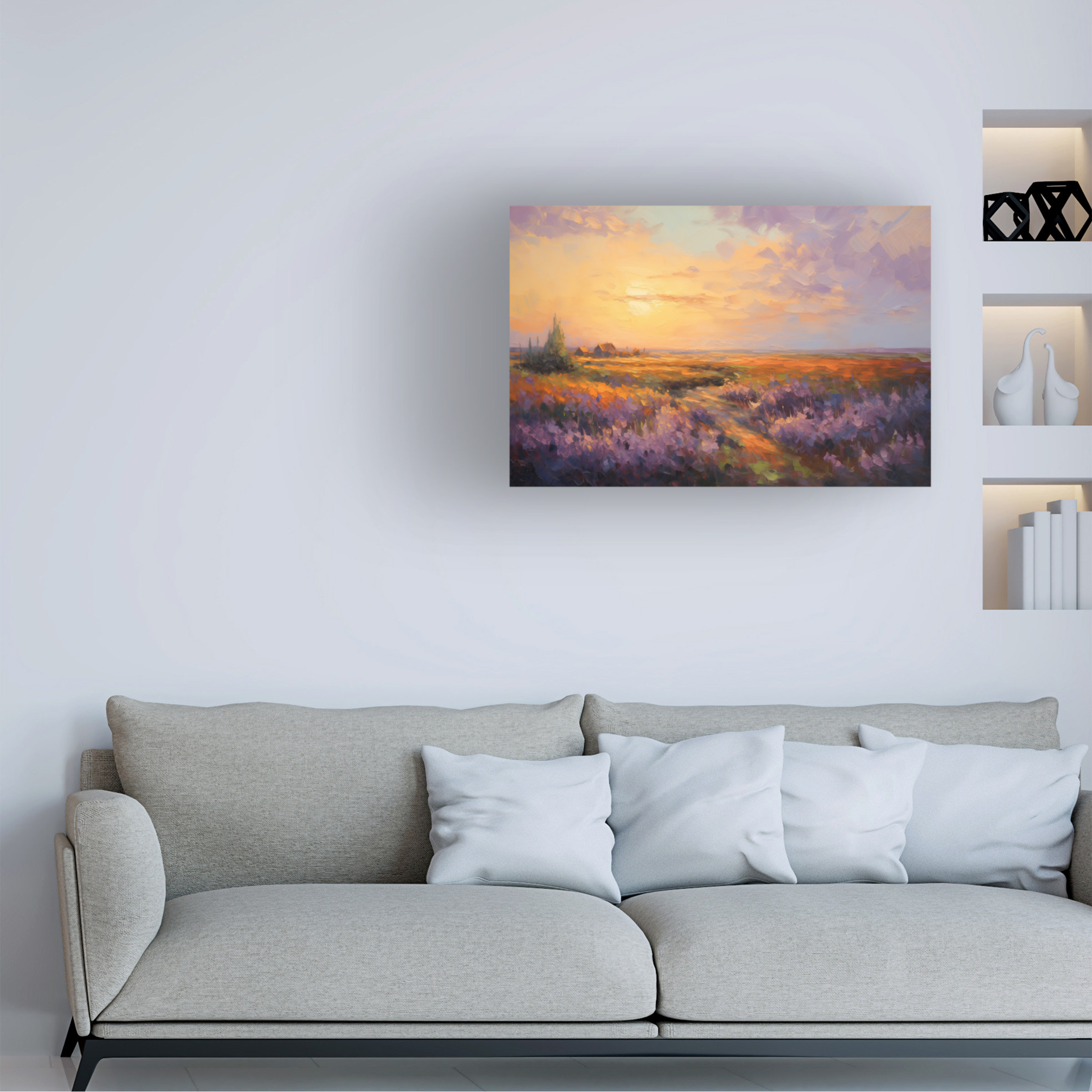 Winston Porter Wrapped Canvas Wall Art - Imagine It Images 'Lavender ...
