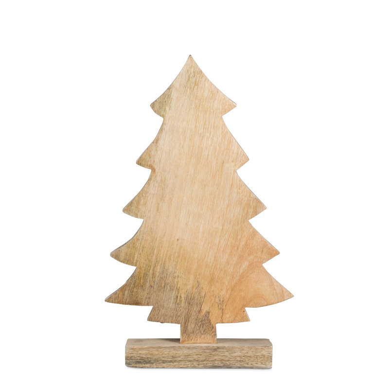 Plaid Pattern Tabletop Tree