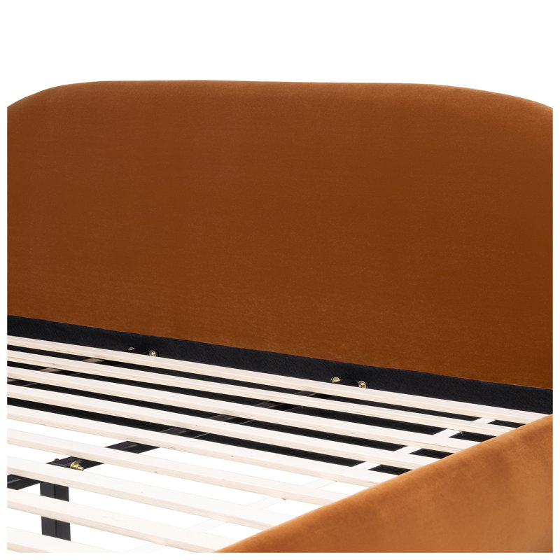 Lit plateforme tapissier Archie Puffy