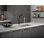 Robinet de cuisine noir mat Keele avec douchette rétractable, robinet d'évier de cuisine monotrou moderne, poignée simple, noir mat