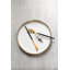 Assiette en marbre avec bordure dorée de la collection Luxury - petite 8 po