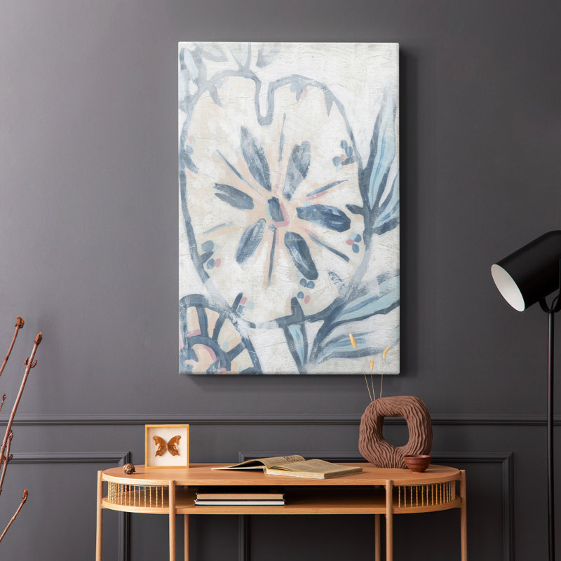 Beach Shell Fresco I -Galerie enveloppée Cavas, H 27 po x l 18 po