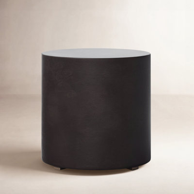 Concrete Pedestal End Table