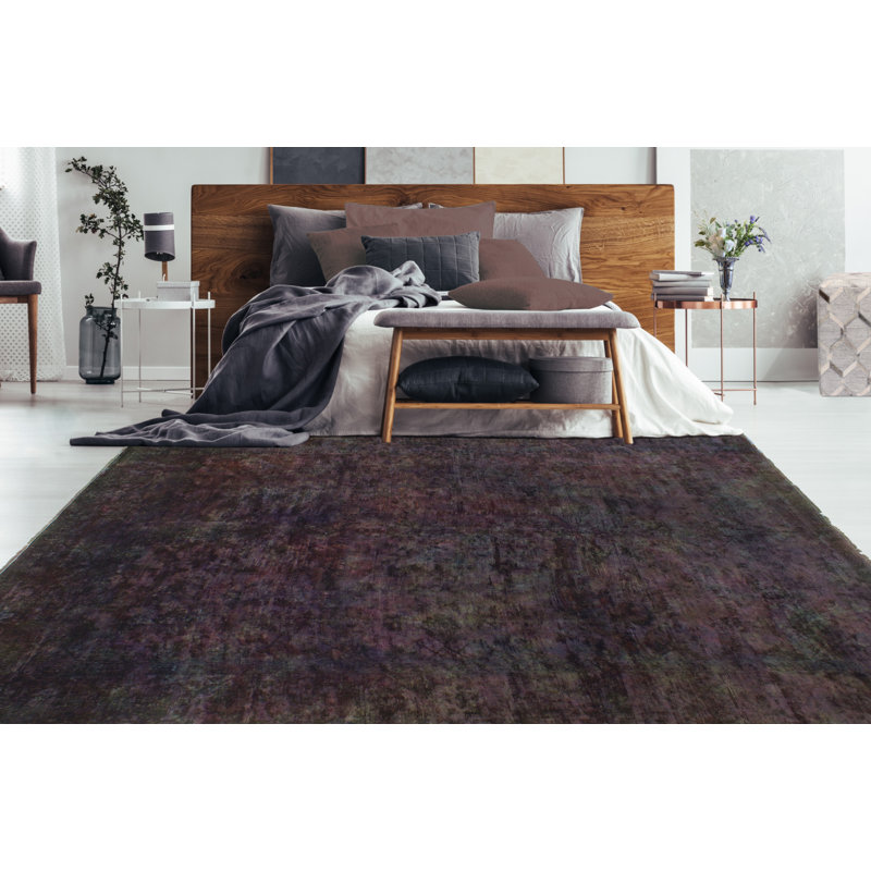 Tapis mauve rétro surdimensionné Melissa