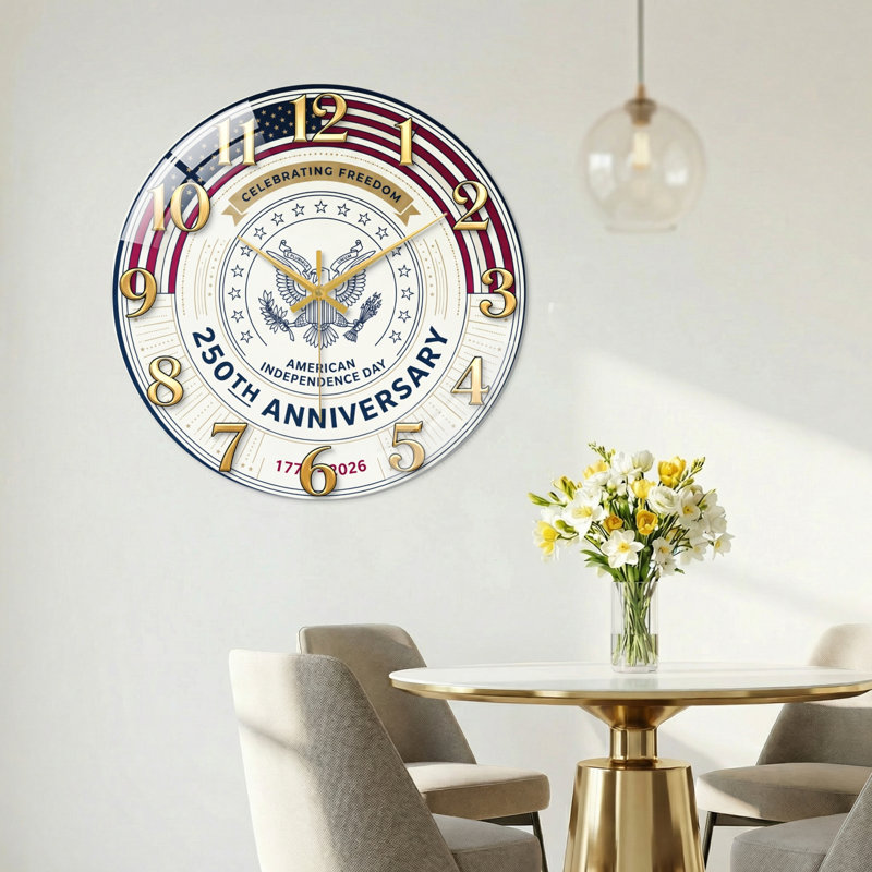 "American Flag USA 250th Anniversary Merchandise", 40 x 40 cm (15,7 x 15,7 pouces)