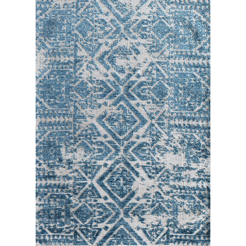 Mongeon Performance Geometric Indoor Rug, Rectangle 2' x 3'