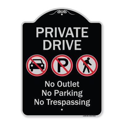 Enseigne architecturale en aluminium de gros calibre 18 po x 24 po signée Signmission Designer Series