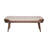 Danforth Solid Wood Bench with Upholstered Cushion Seat