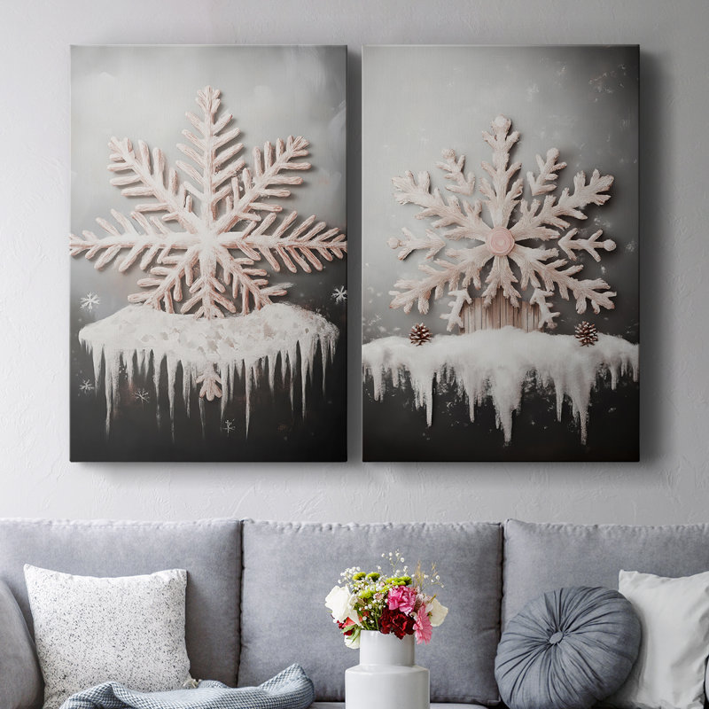 Art des Fêtes de Noël - Série 2 - C XXXVII - Toile tendue avec châssis de qualité supérieure - Prêt à être accroché