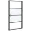 Porte de douche en verre trempé semi-givré 39,4 po x 70,1 po VidaXL-82829093-136848537