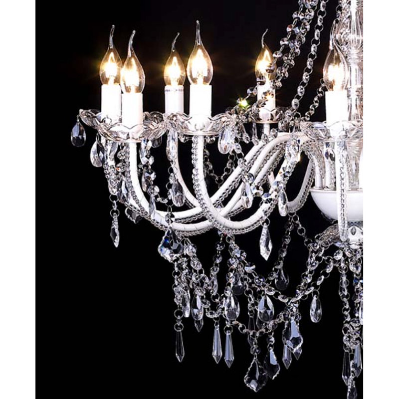 12 - Light Candle Style Chandelier