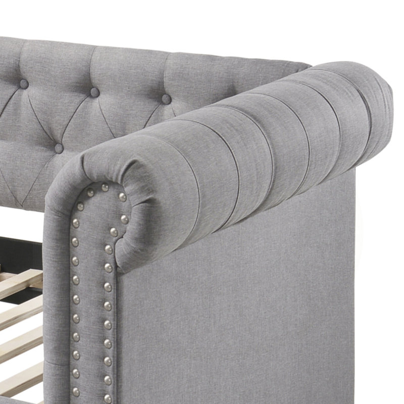 Tolar Daybed with Trundle, Light Gray, Full/Double