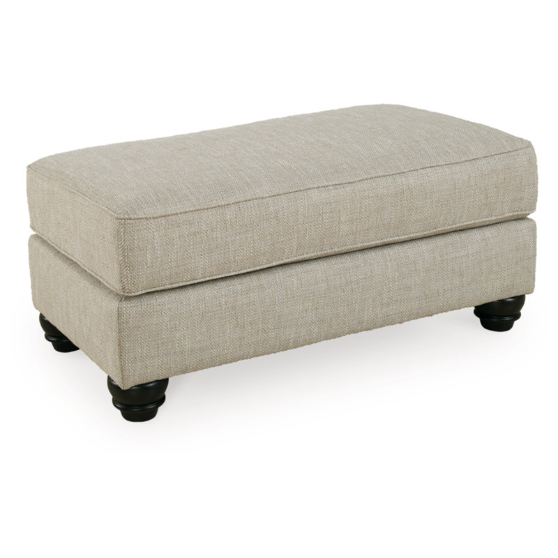 Dunham Upholstered Accent Chair with Ottoman