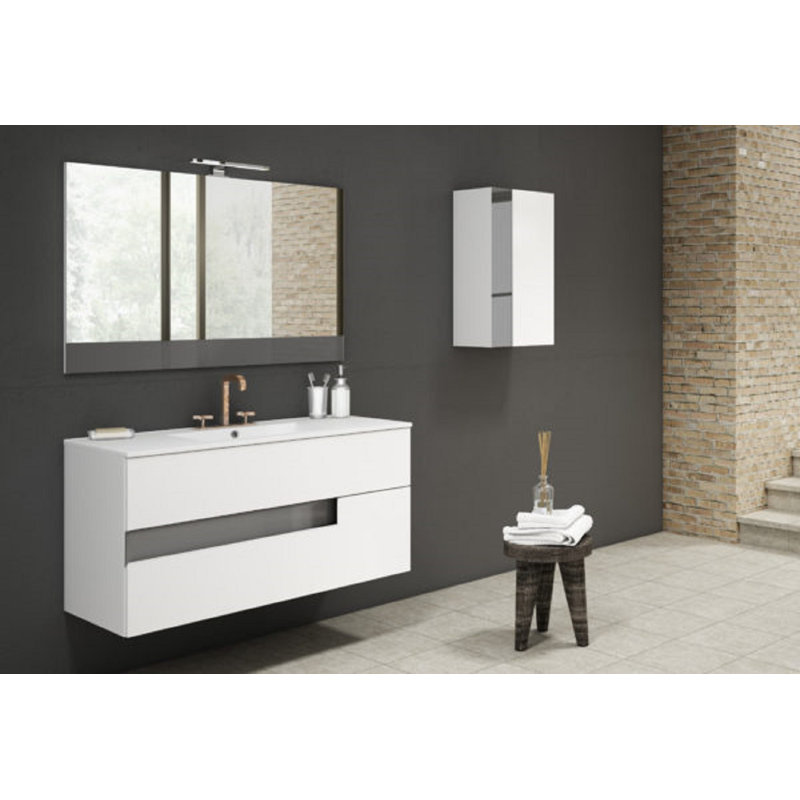 Ensemble de meuble-lavabo mural simple 48 po Vision