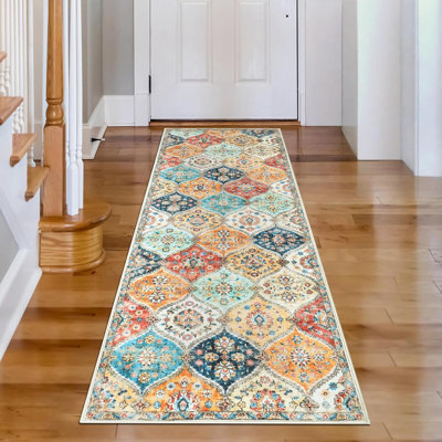 Striped Machine Tufted Area Rug