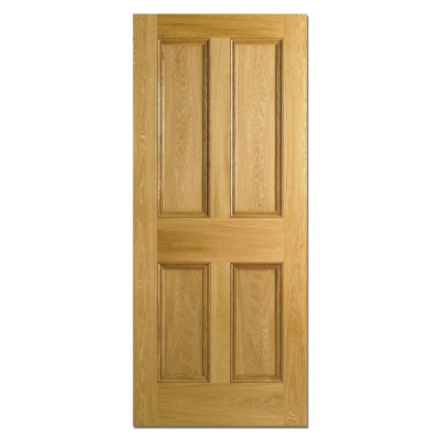 4P Oak Unfinished Internal Door