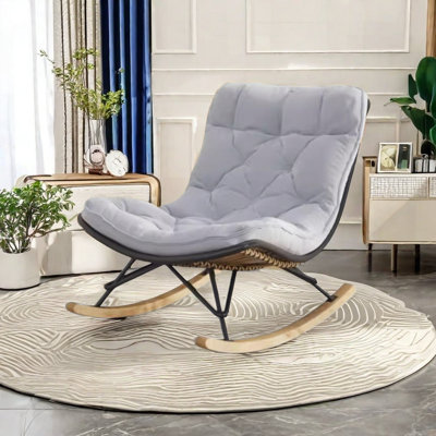 Chaise berçante simple et décontractée moderne