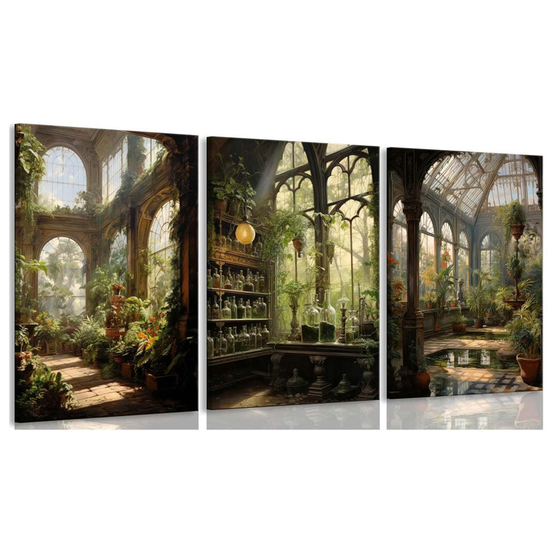 3 Piece Wrapped Canvas Wall Art