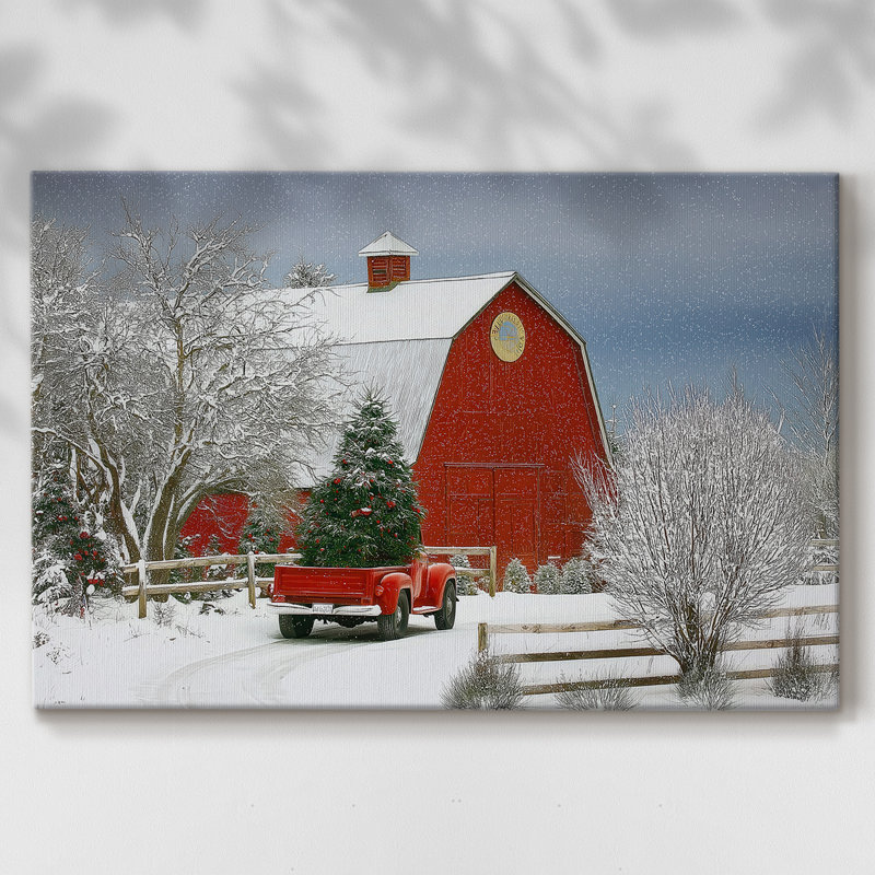 Dawn of Chalk Sleigh-Premium, toile tendue avec châssis, 8" H x 12" W
