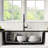 Karran Quartz 34'' X 21-1/4'' Single Bowl Farmhouse/Apron Front Kitchen Sink Kit-49947627