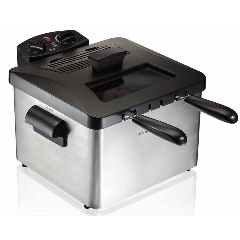 Stainless Steel Dual Basket Electric Deep Fryer