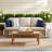 Kyla Wicker Patio Sofa with Cushions