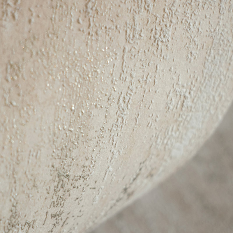 Urban Classics Collection Brera Metallic Abstract Distress Wallpaper Roll, Cream