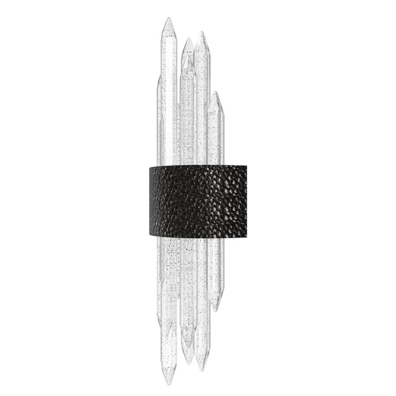 Aspen Hammered Dark Bronze Dimmable Wall Sconce