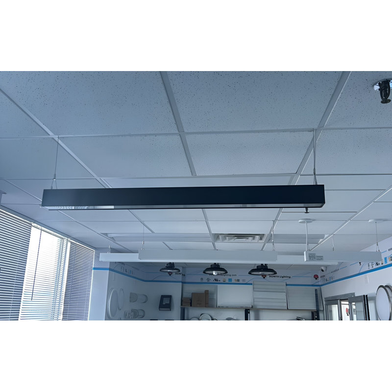 Meriton Light LED Pendant, Noir, 3" H x 47" W x 78" D, 1