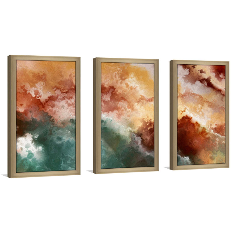 «Augmenter and More, Psalm 115: 14» par Mark Lawrence, ensemble de 3 reproductions d'art sur toile encadrées
