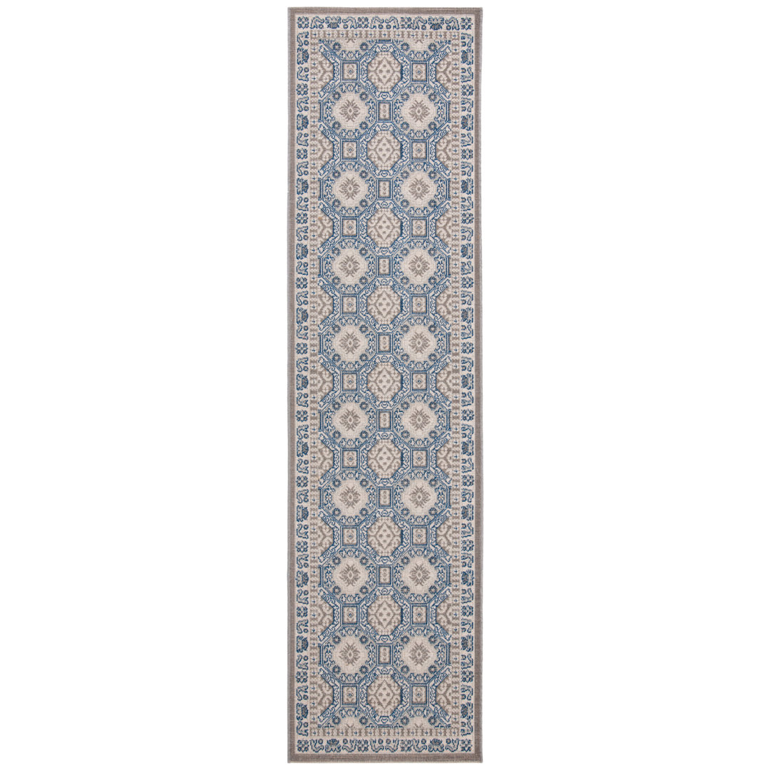Everlee Geometric Cotton Hand Woven Area Rug