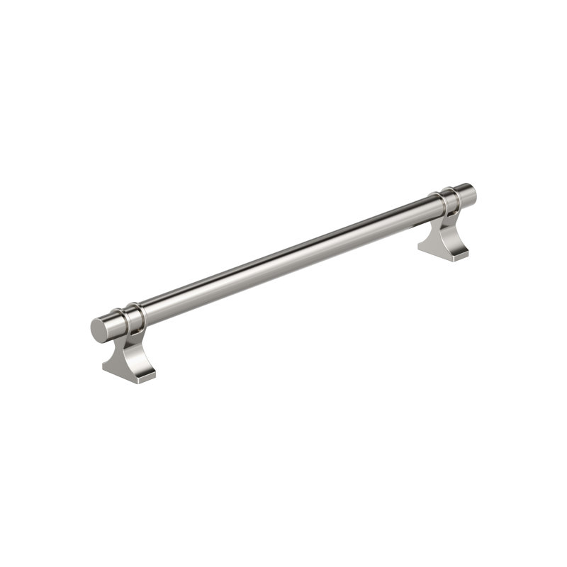 Poignée barre Davenport, Nickel poli, 8 13/16"
