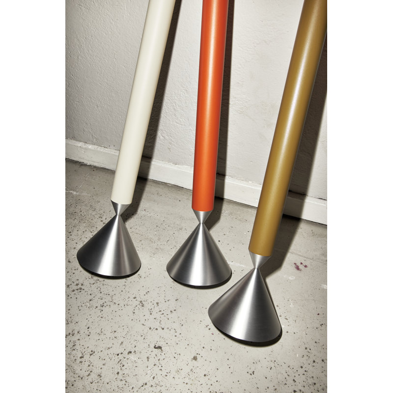 Apollo, 151" H x 4.92" W x 4.92" D, Turtledove/Aluminium