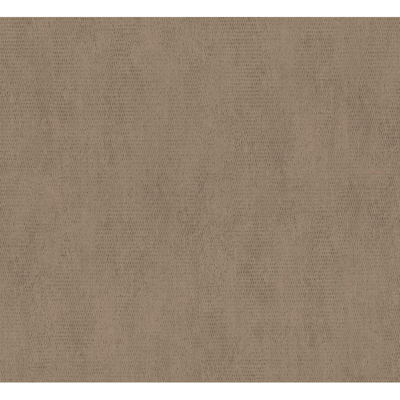 Rouleau de papier peint en cuir naturel L 33 pi x l 27 po Benuel, Brun
