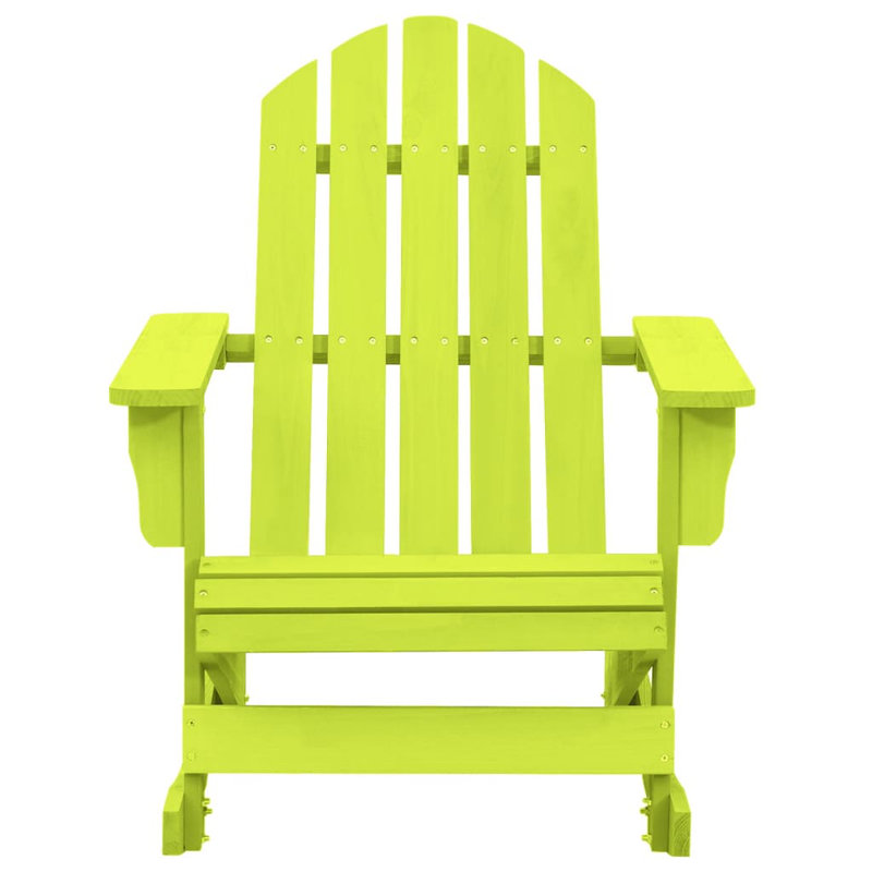 Chaise berçante Adirondack, Vert