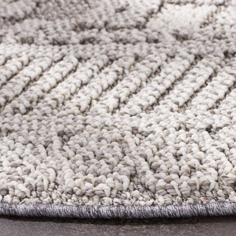 Abbigael 800 Performance Southwestern Indoor/Outdoor Area Rug, Round 6'7"